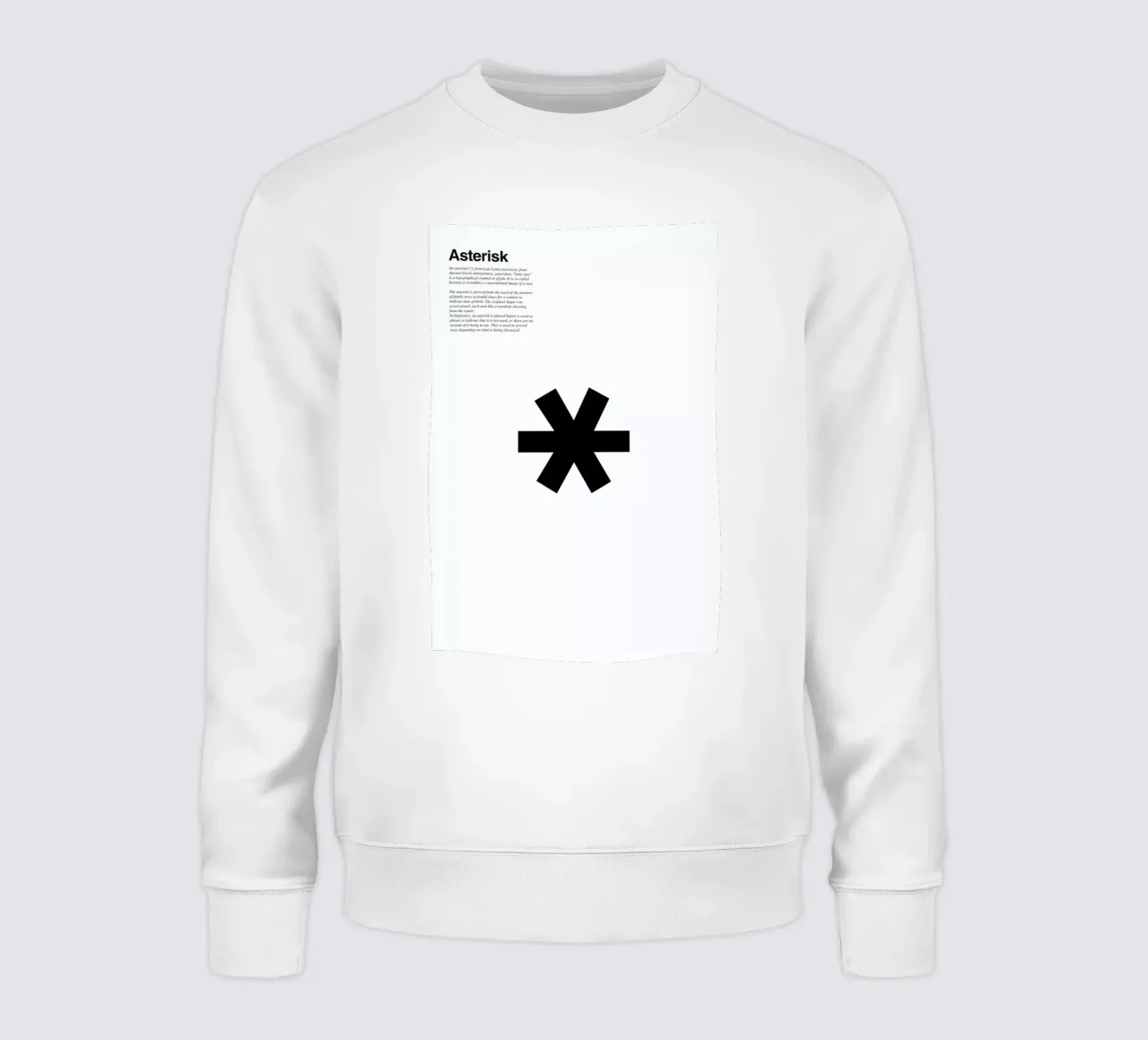 Asterisk sweatshirt van LeDieg