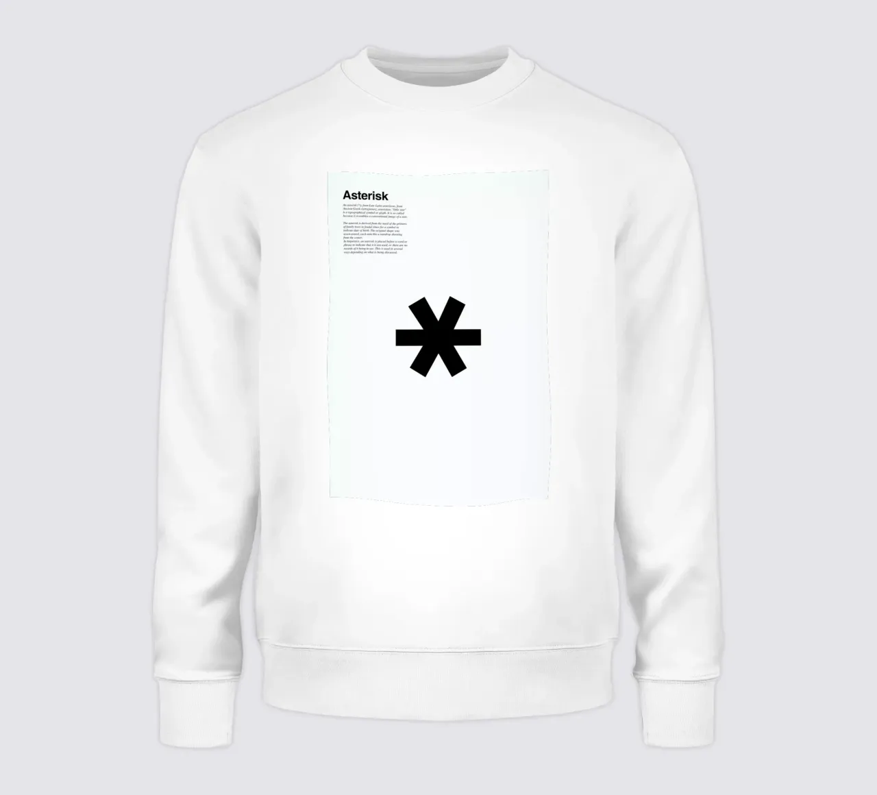 Asterisk sweat de LeDieg