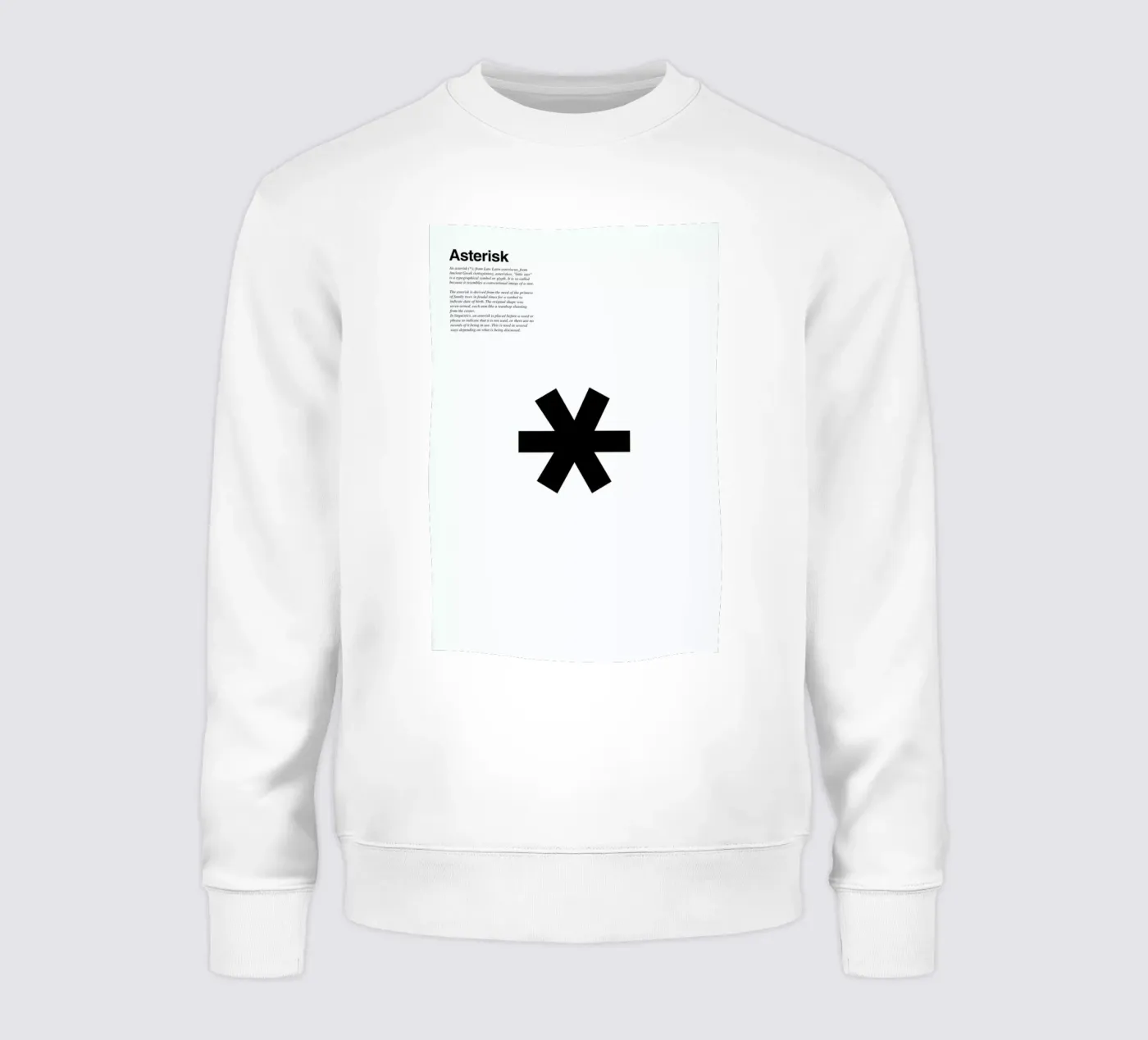 Asterisk felpa da LeDieg