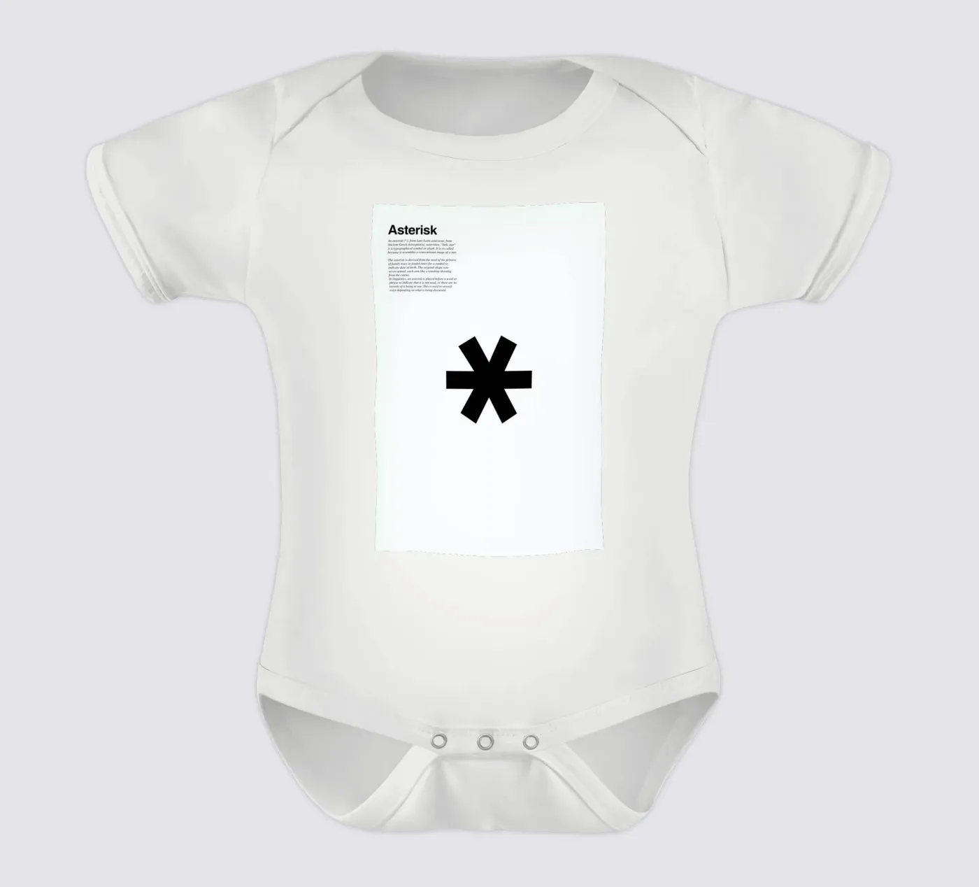 Asterisk body bébé de LeDieg