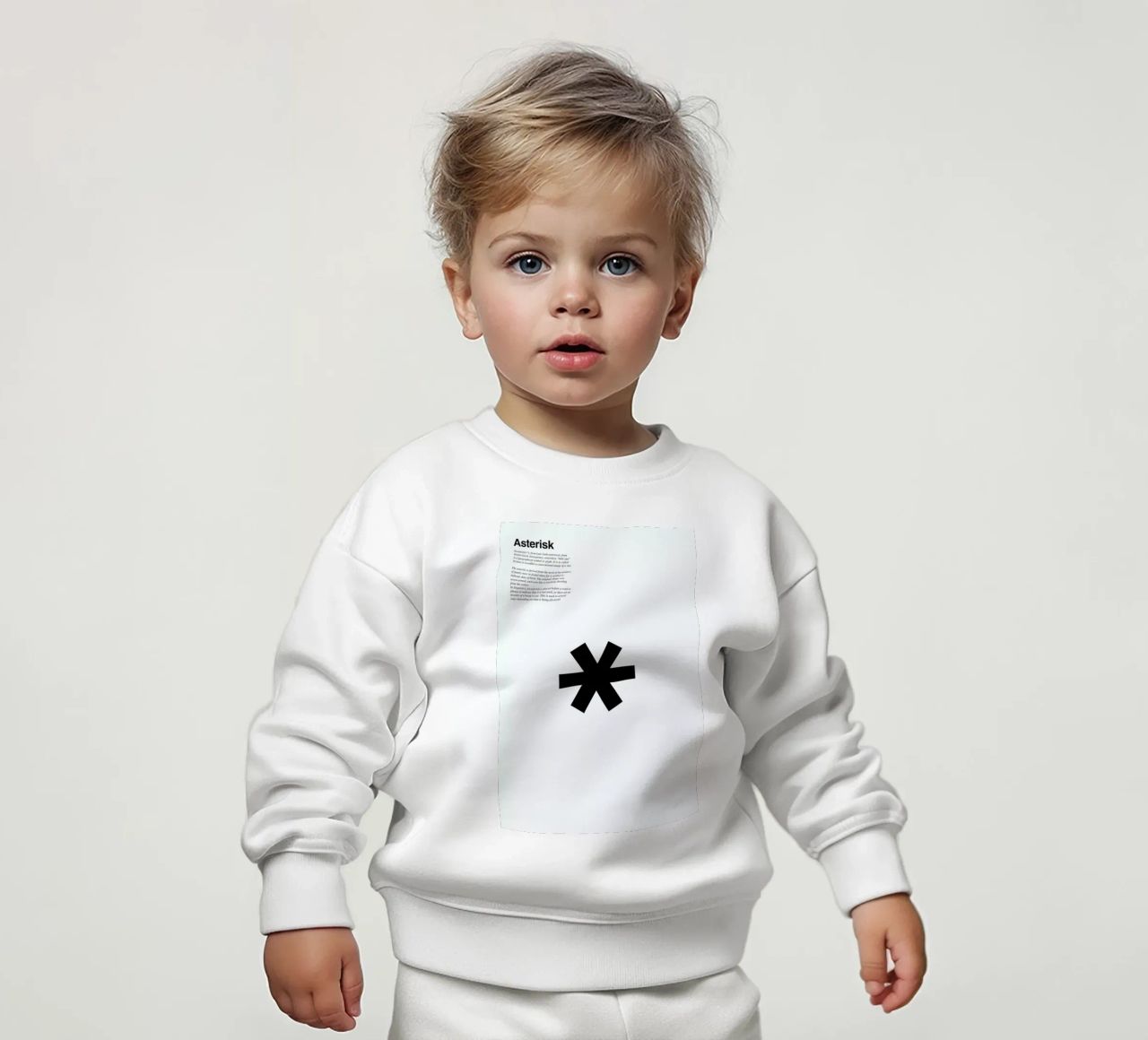 Asterisk felpa neonato da LeDieg