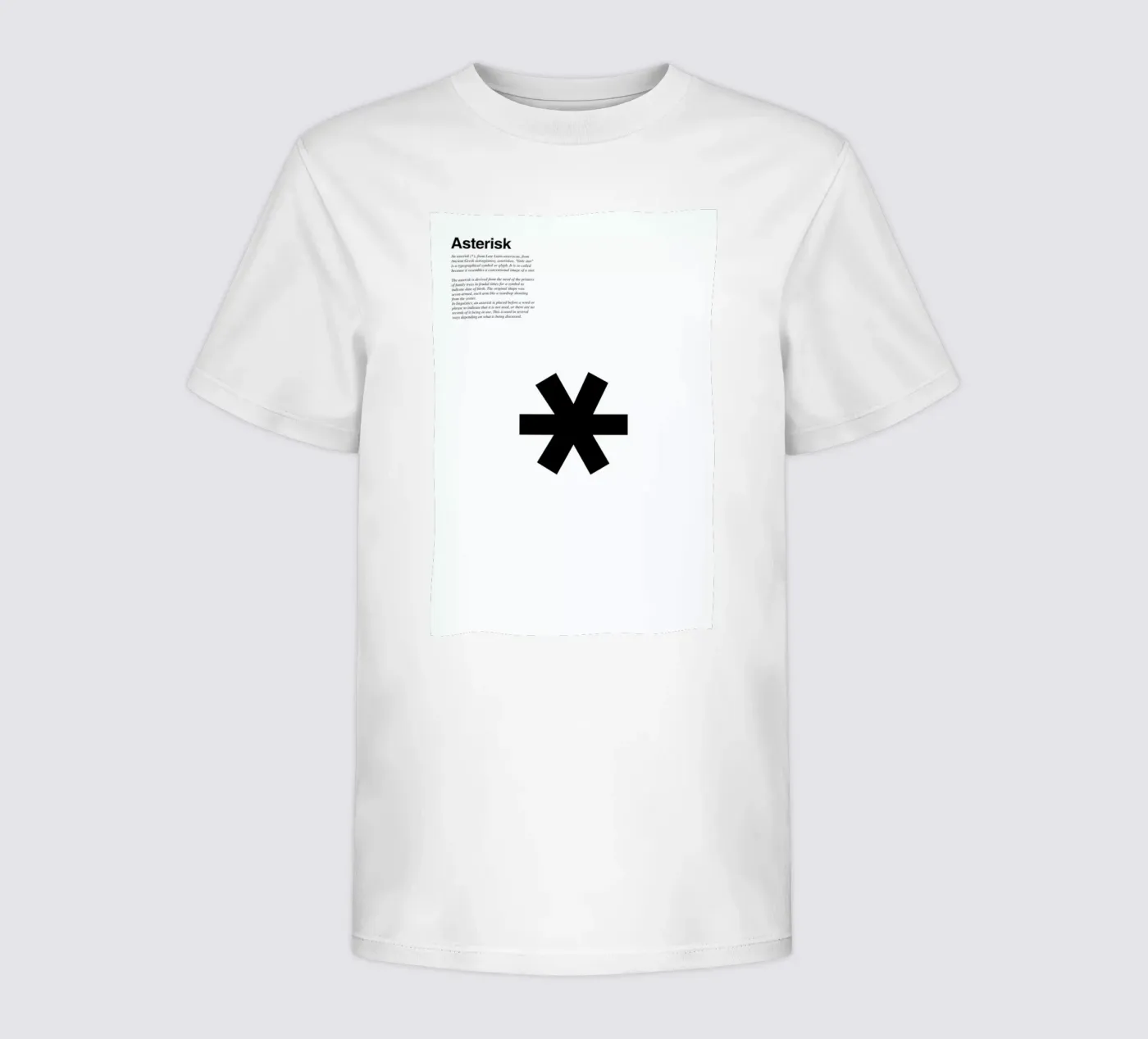 Asterisk t-shirt bambini da LeDieg