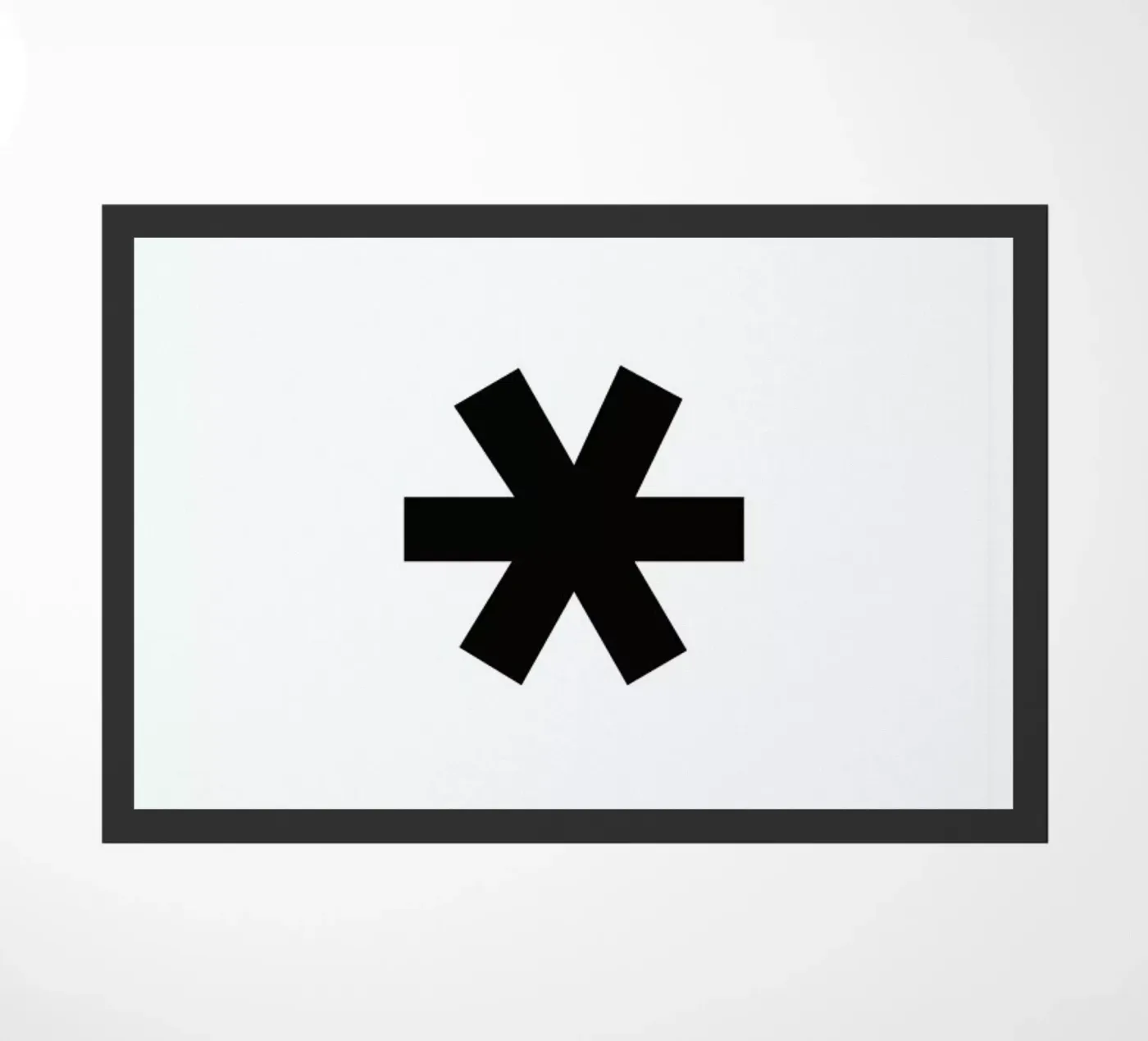 Asterisk Fußmatte von LeDieg