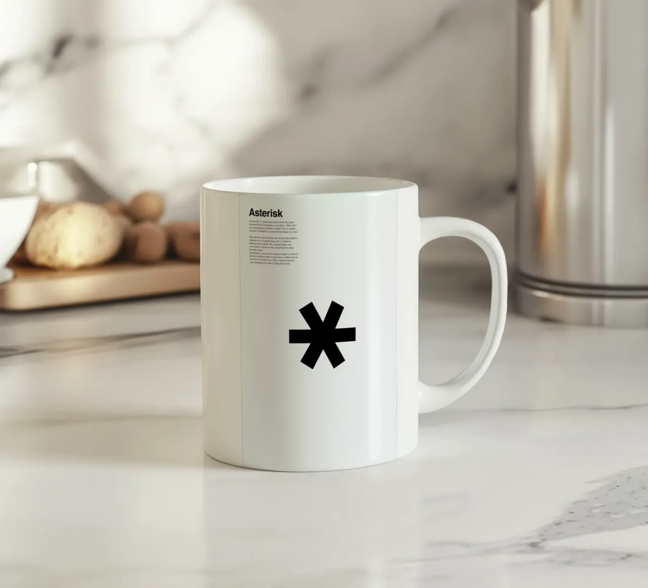 Asterisk Keramik Tasse von LeDieg
