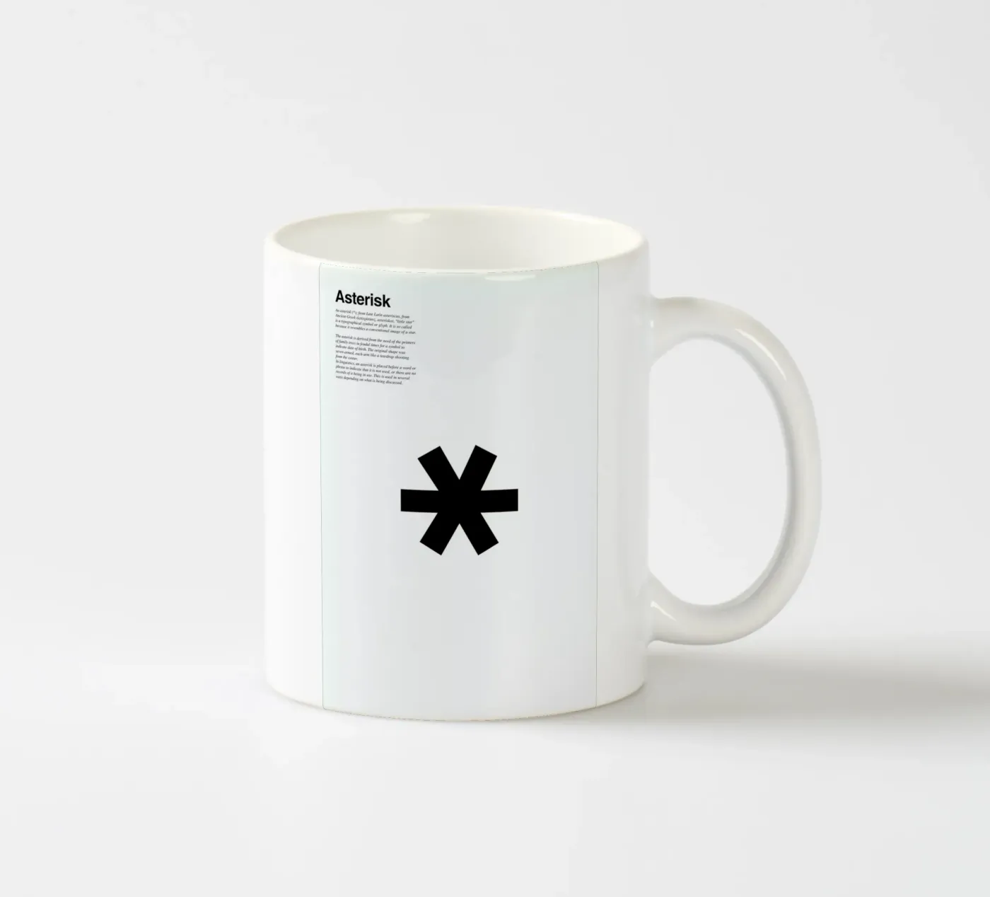 Asterisk ceramic mug by LeDieg