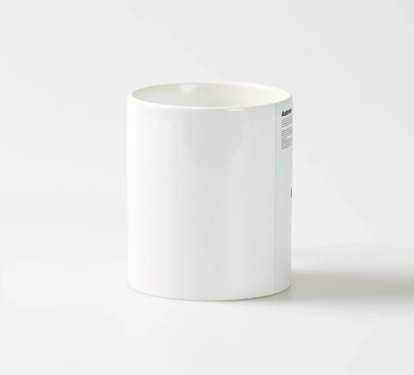 Asterisk ceramic mug by LeDieg