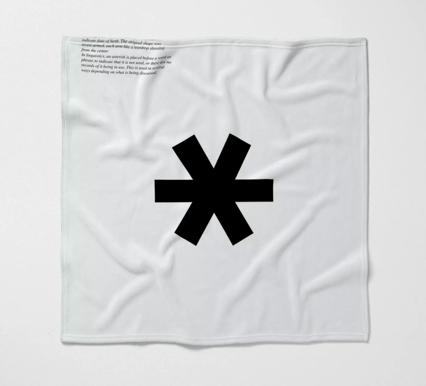 Asterisk plaid polaire de LeDieg