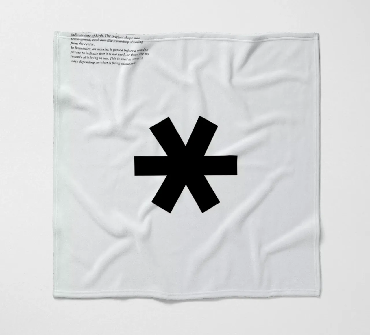 Asterisk Fleecedecke von LeDieg