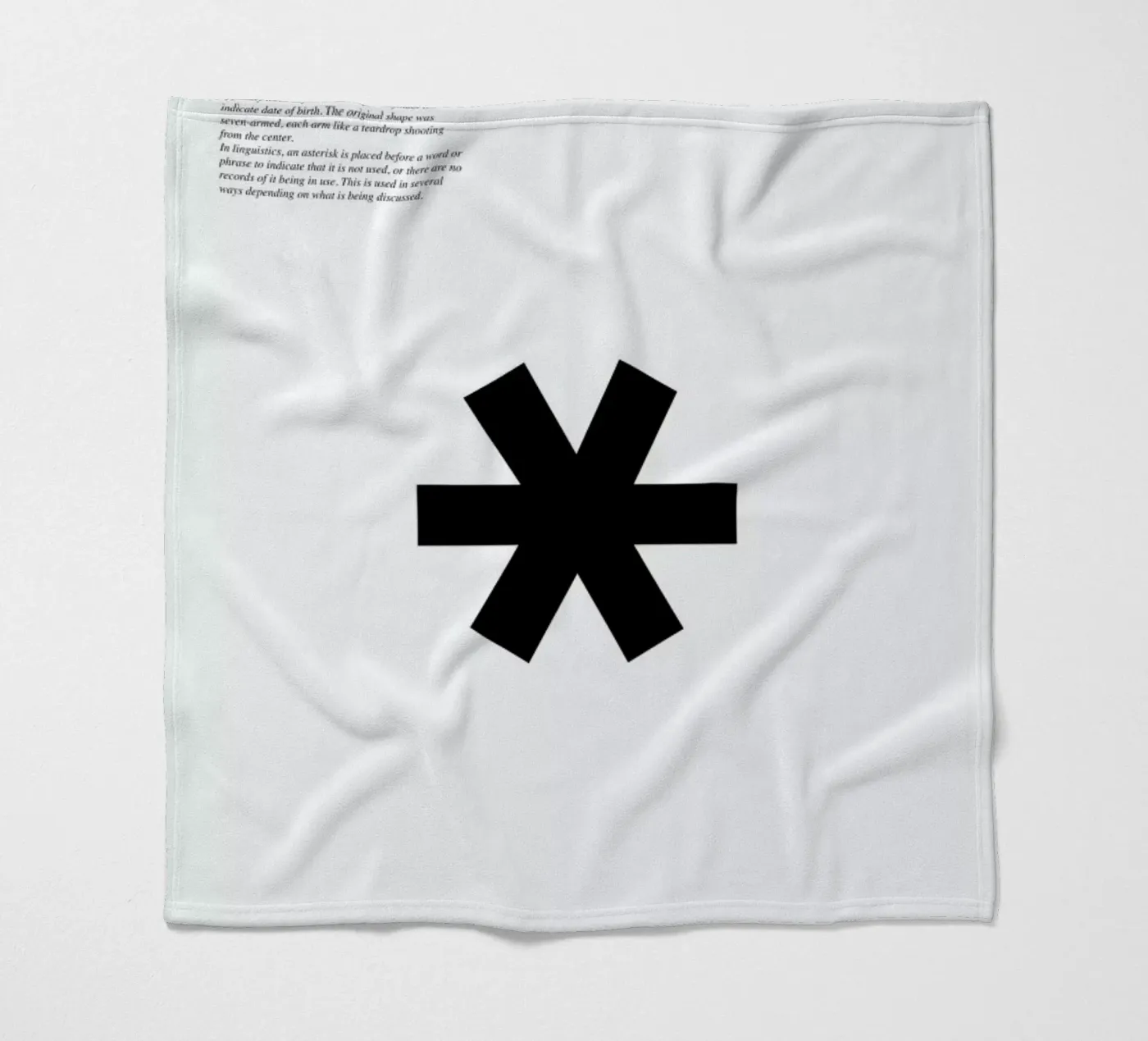 Asterisk plaid polaire de LeDieg