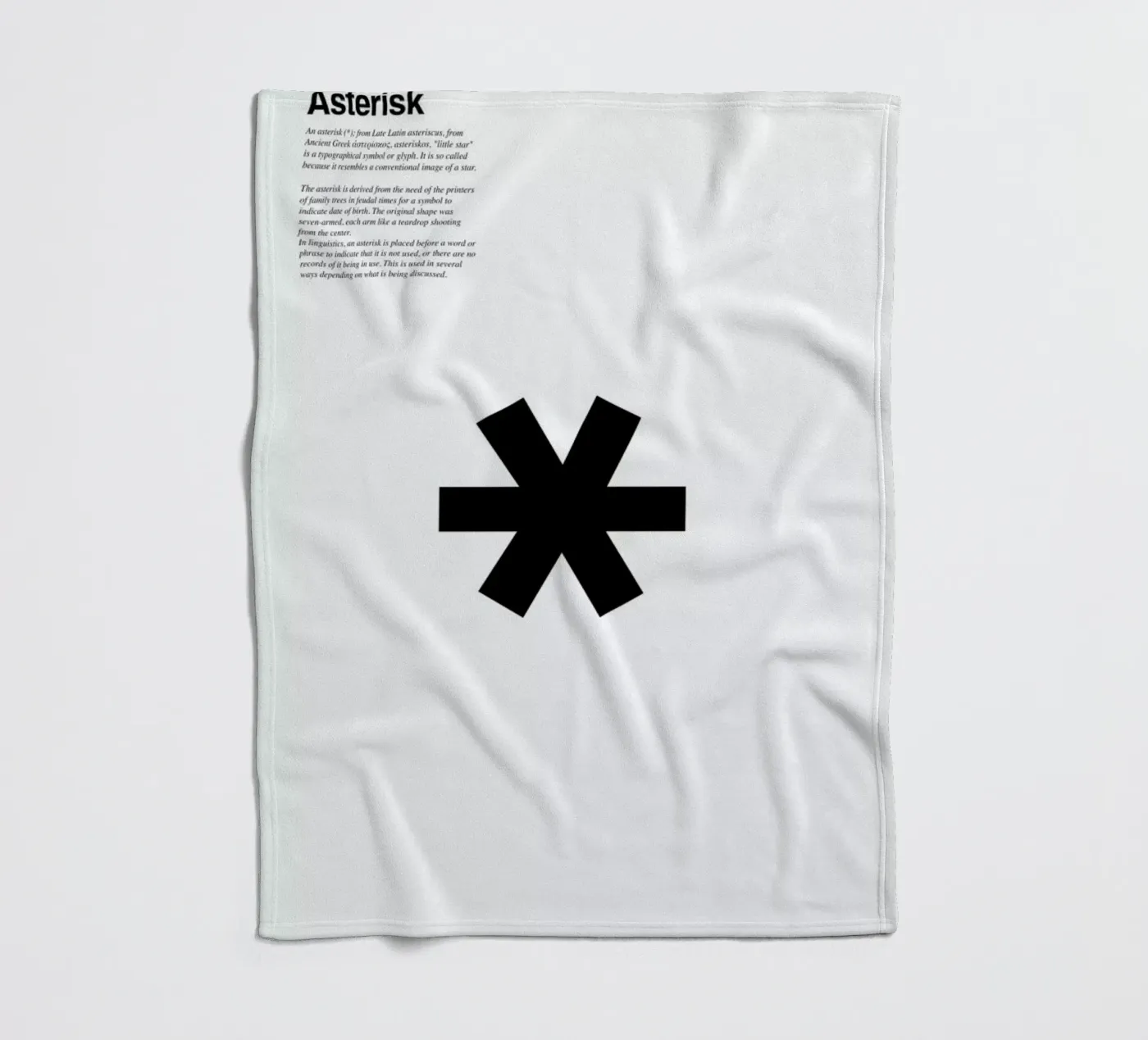 Asterisk plaid polaire de LeDieg