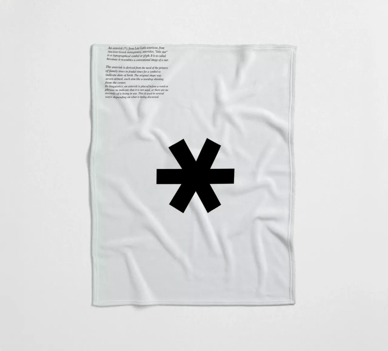 Asterisk Fleecedecke von LeDieg