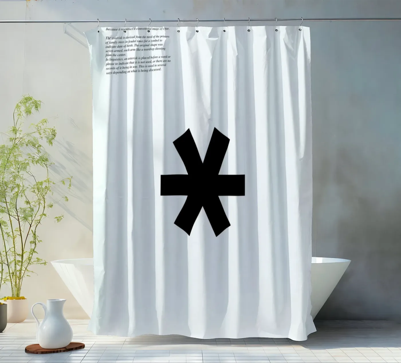 Asterisk tenda da doccia da LeDieg