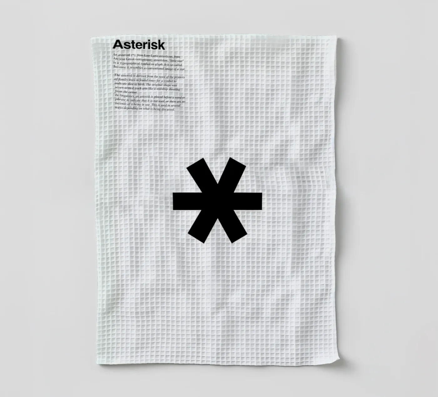 Asterisk torchon de LeDieg