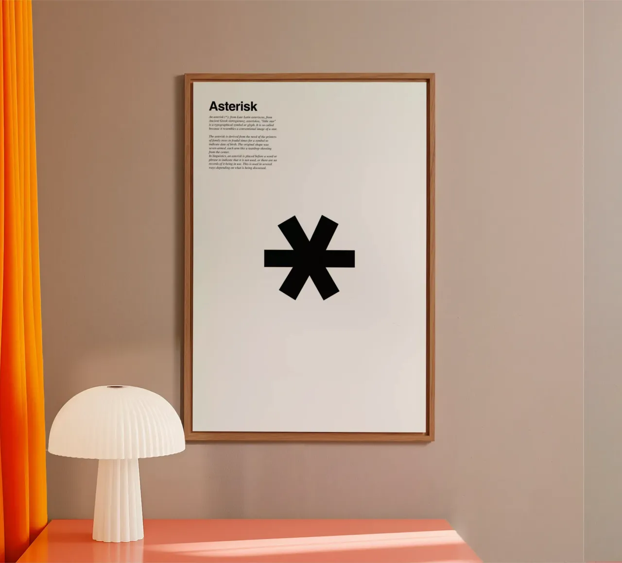 Asterisk alluminio dibond da LeDieg