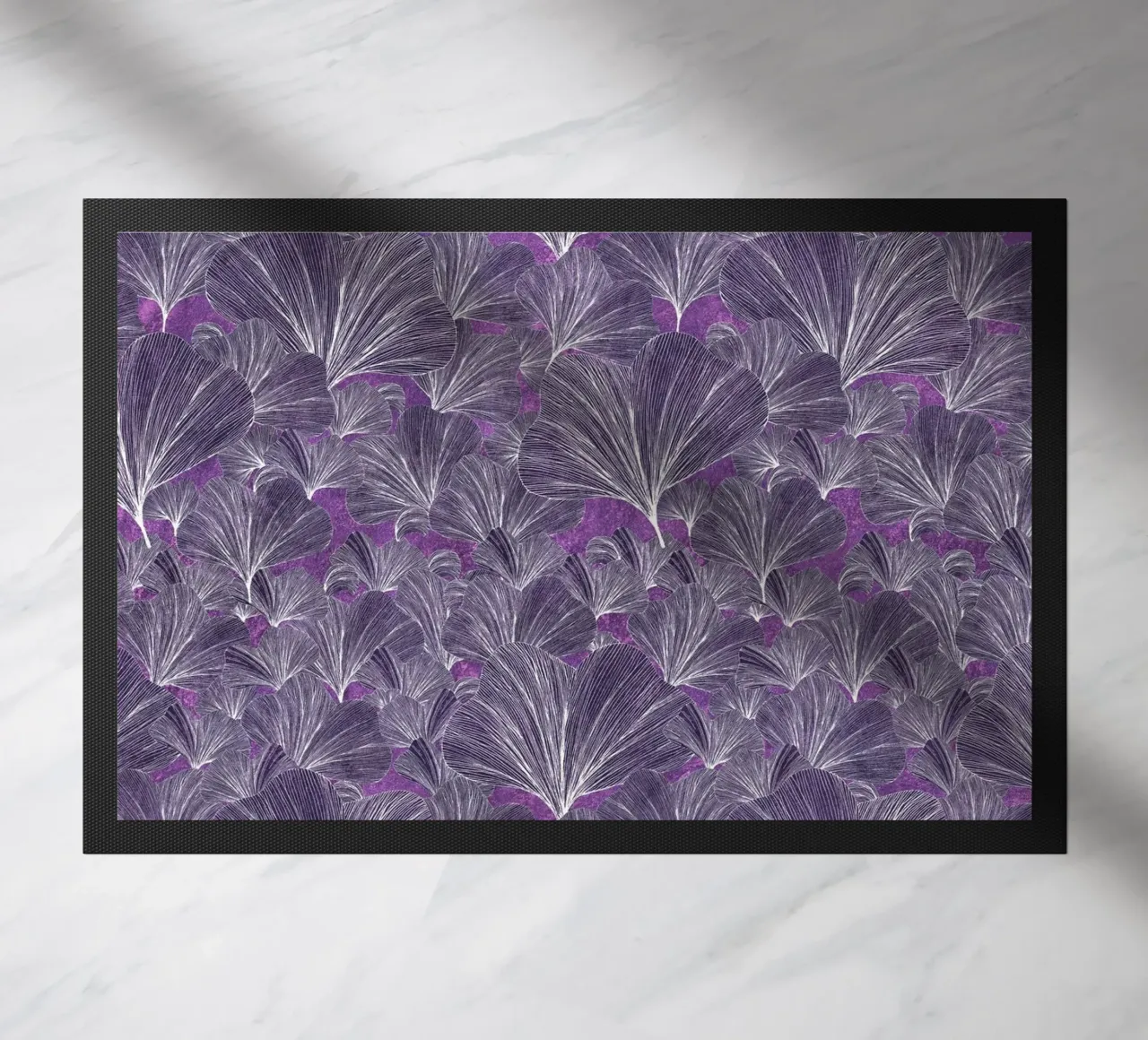 ventaglio viola zerbino da Giulio Iurissevich