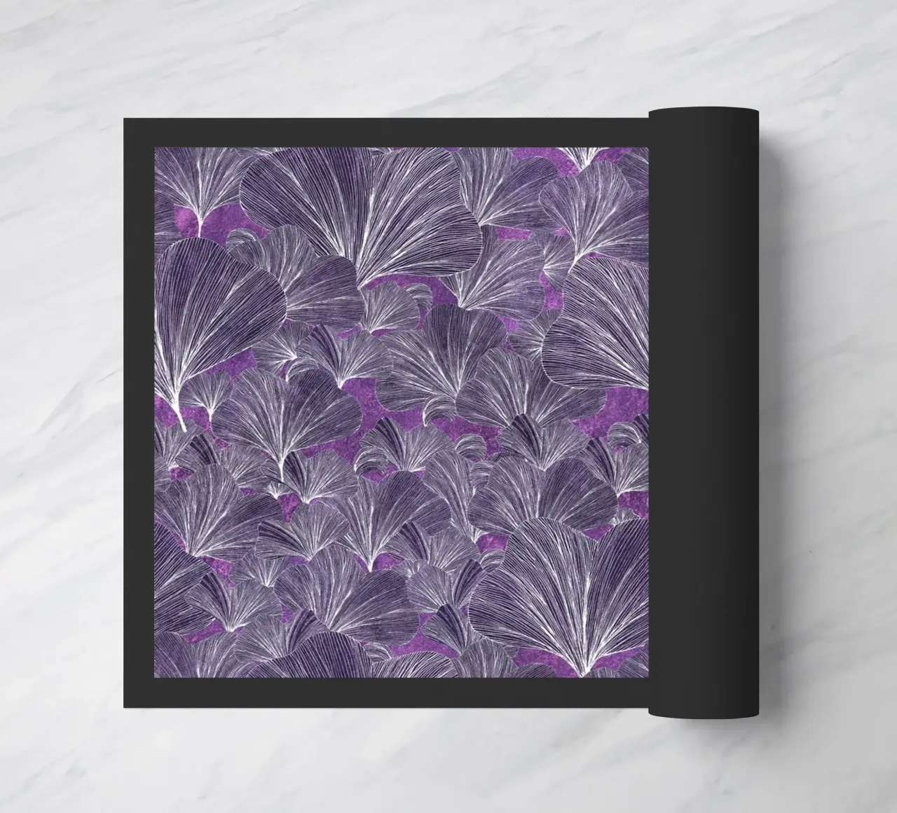 ventaglio viola zerbino da Giulio Iurissevich