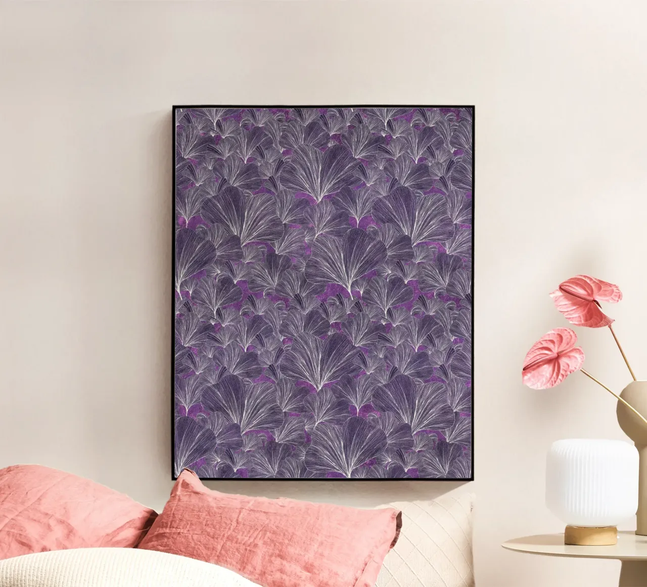 ventaglio viola plexiglass da Giulio Iurissevich