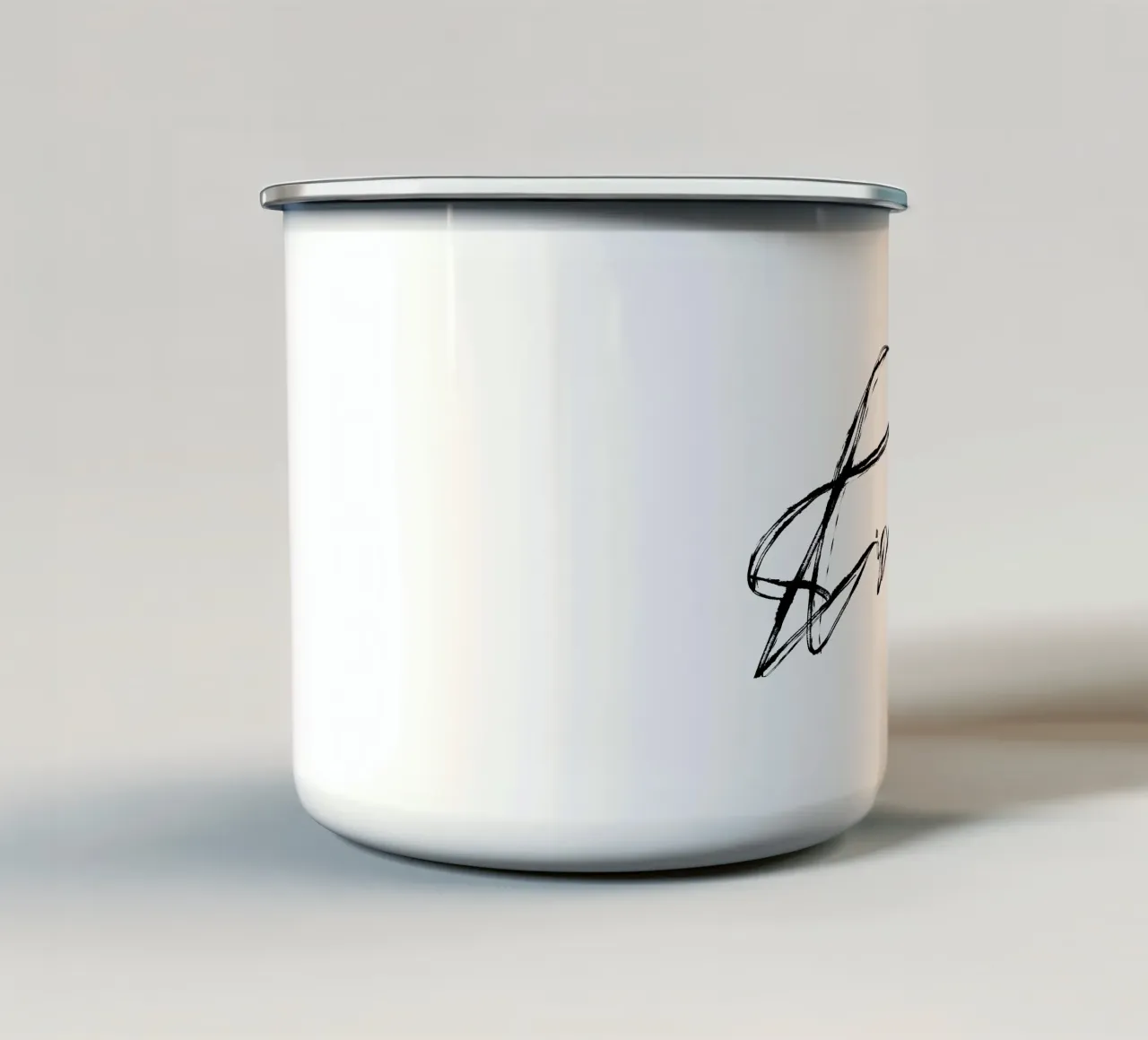 Lick it tazza in smalto da LIMITED EDITION LETTERS