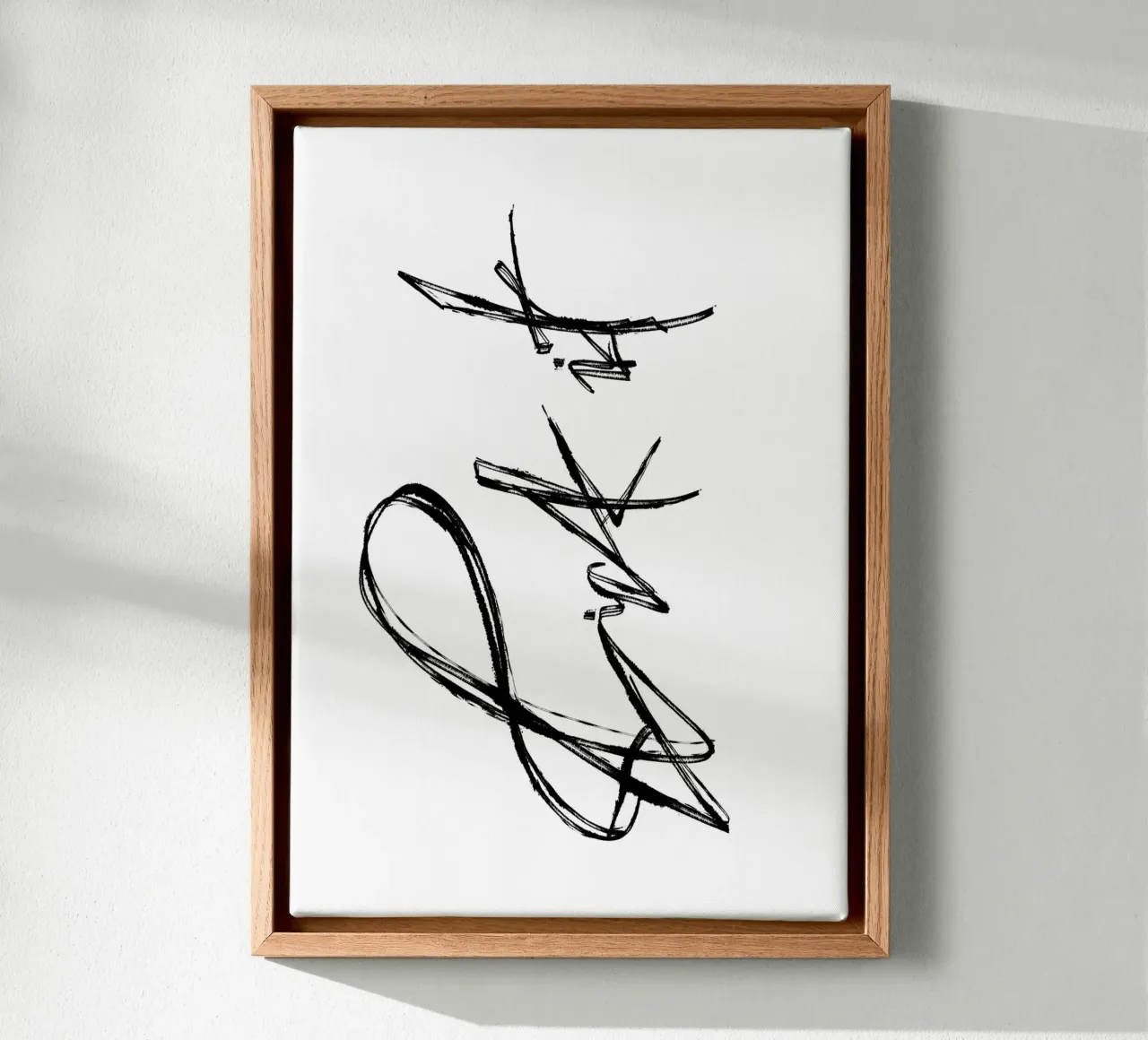Lick it canvas met Baklijst van LIMITED EDITION LETTERS