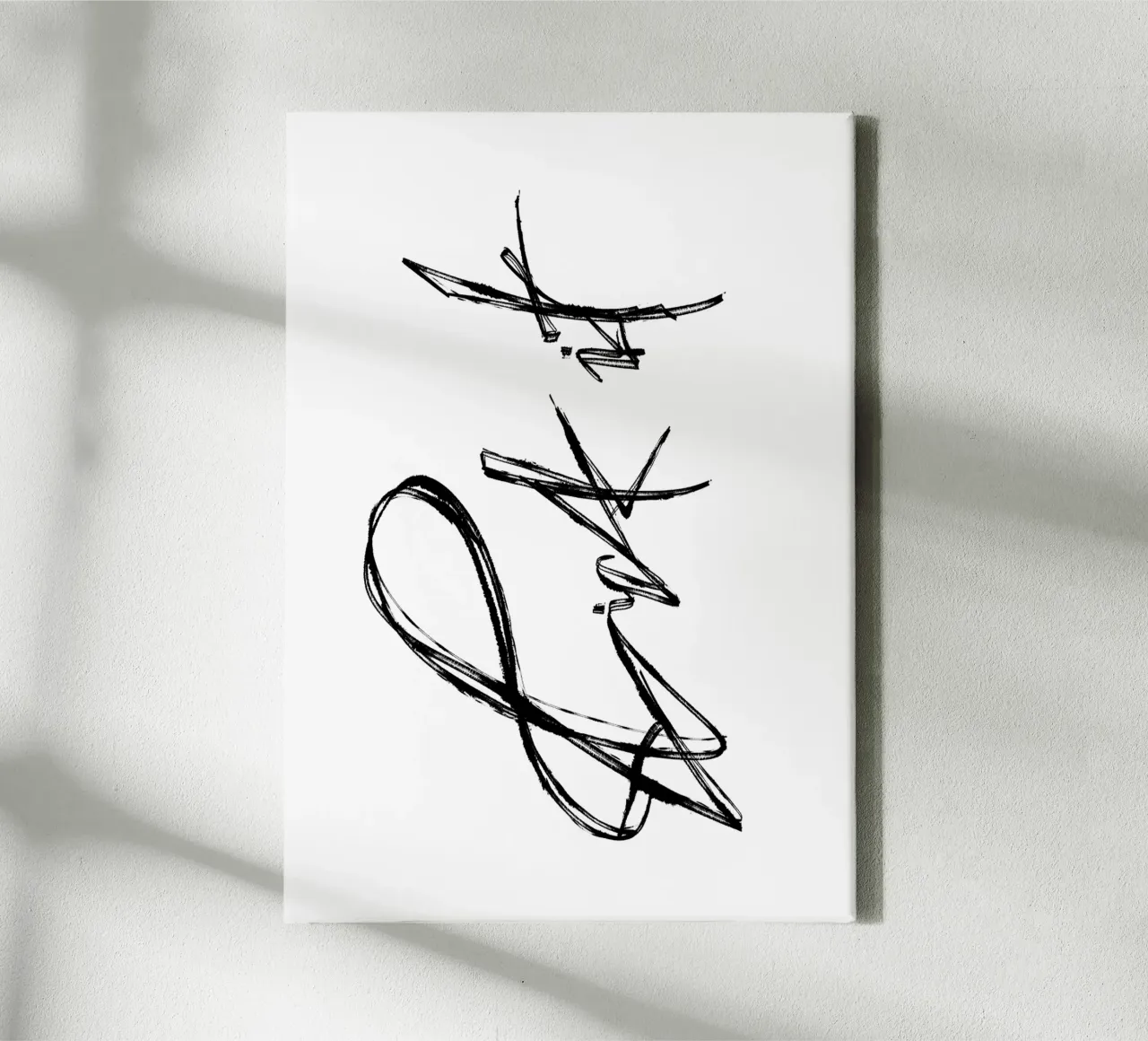 Lick it canvas met Baklijst van LIMITED EDITION LETTERS