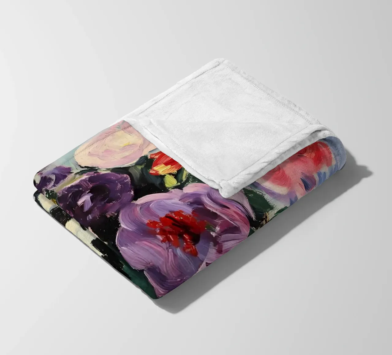 Peonie in vaso coperta in pile da IamHomeStudio