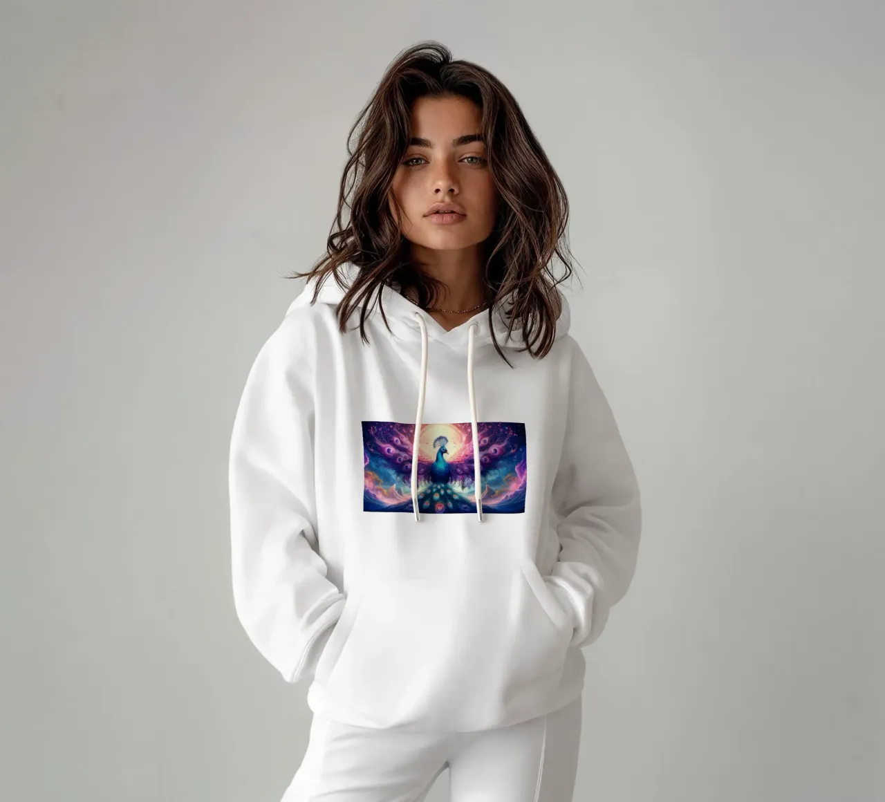 pájaro mágico sudadera con capucha de kimmindmuse