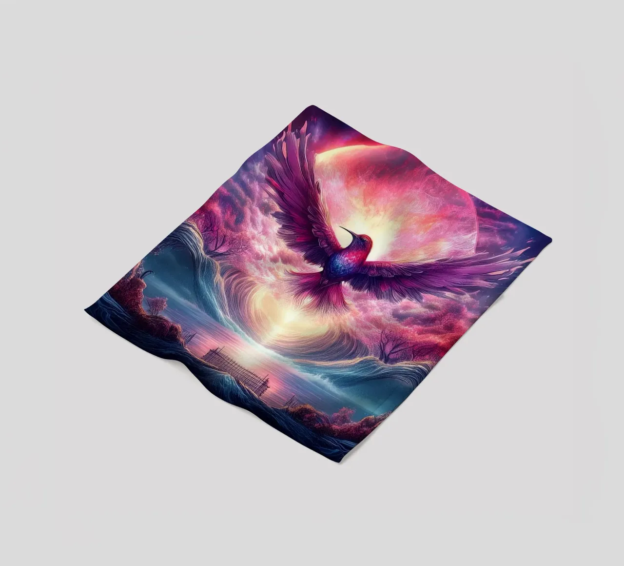 magicbird2 coperta in pile da kimmindmuse