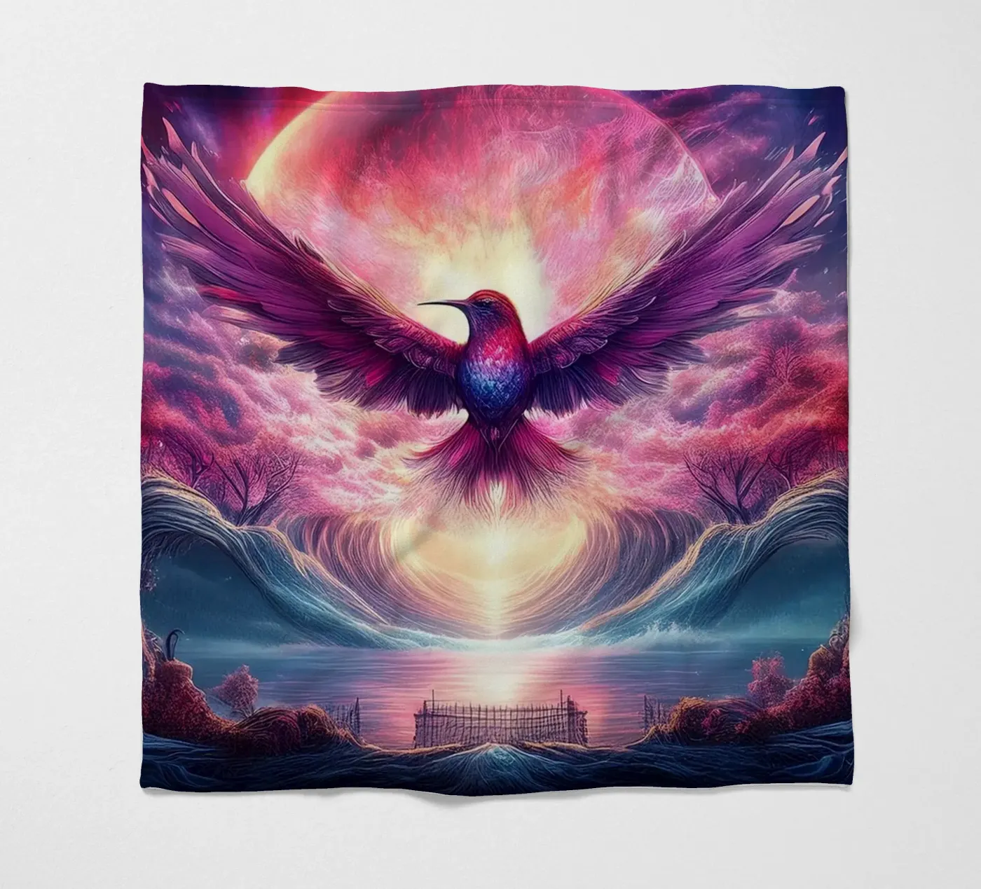 magicalbird2 coperta in pile da kimmindmuse