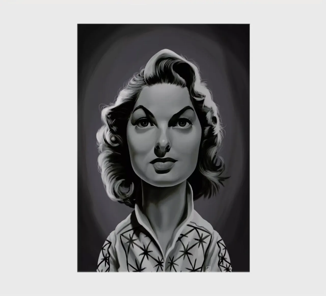 Ingrid Bergman notebook by Rob Art | Illustration