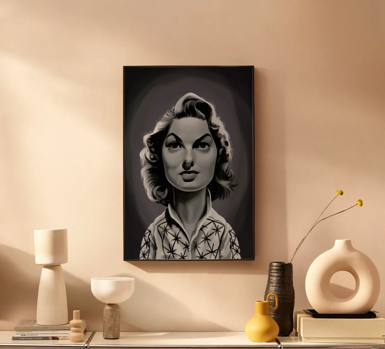 Ingrid Bergman plexiglass da Rob Art | Illustration