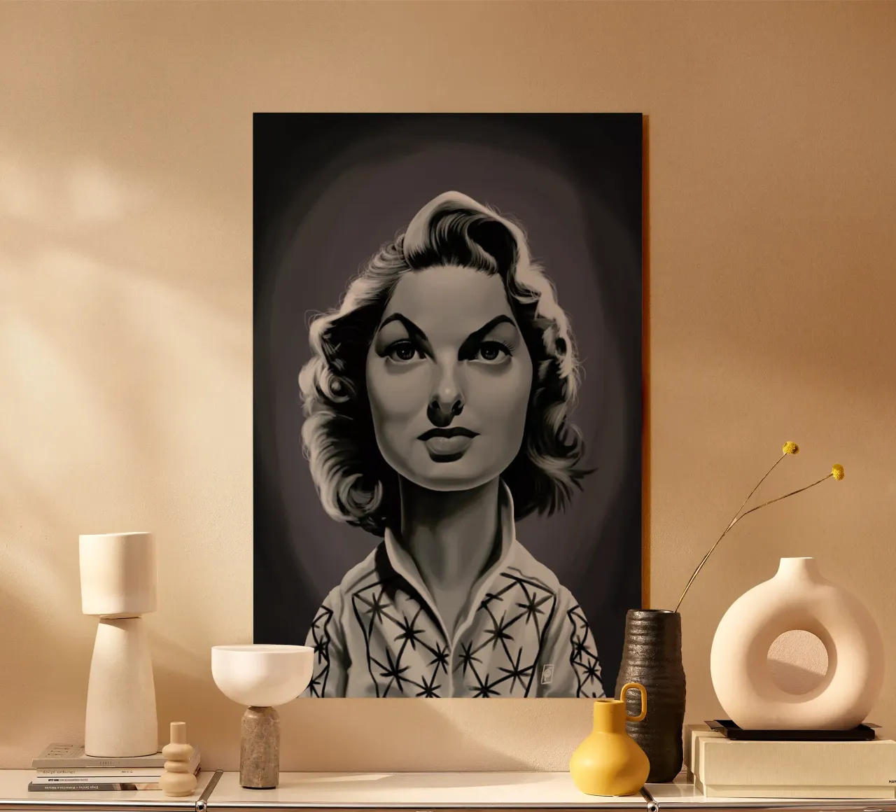Ingrid Bergman plexiglass da Rob Art | Illustration