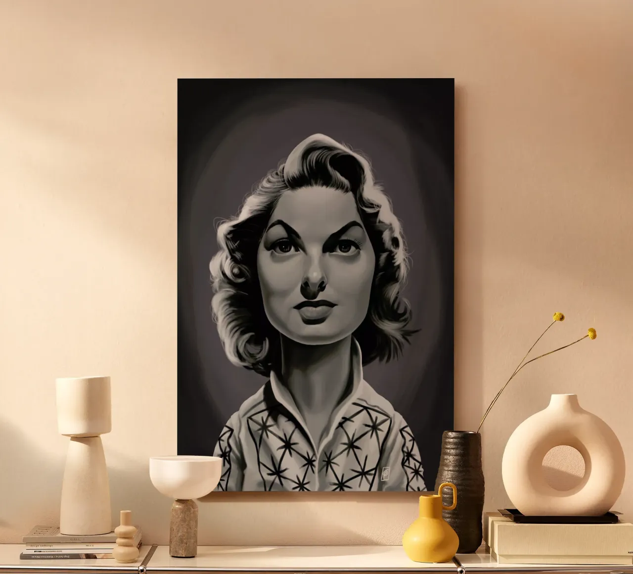 Ingrid Bergman forex plate by Rob Art | Illustration