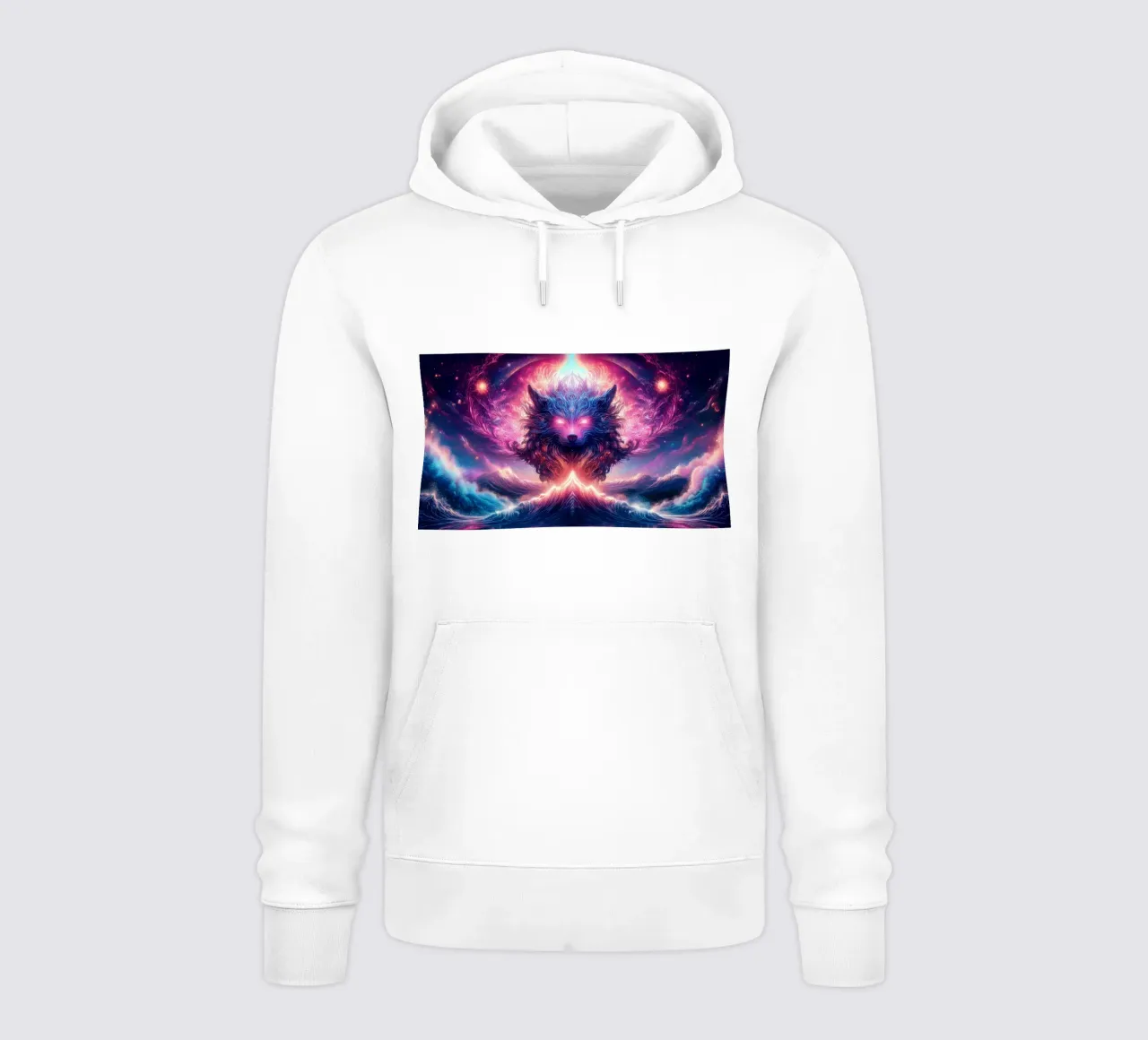 lupo magico felpa con cappuccio da kimmindmuse