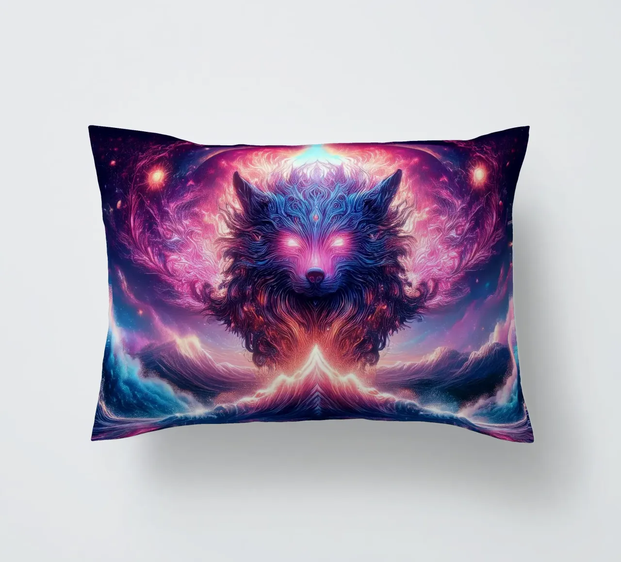 lupo magico cuscino da kimmindmuse