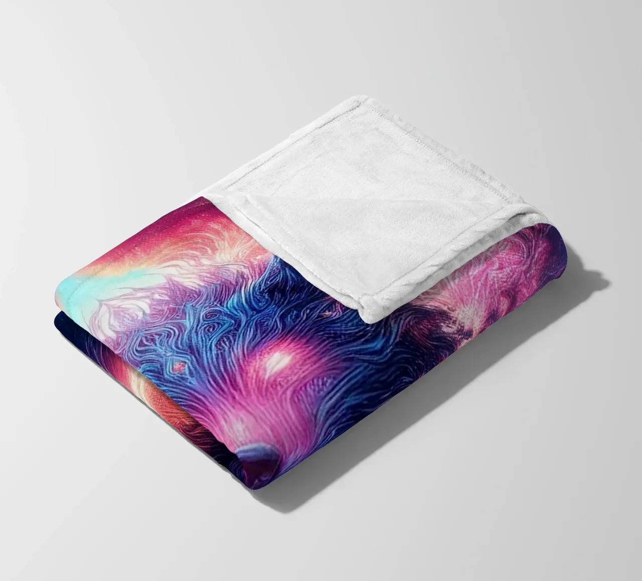 lupo magico coperta in pile da kimmindmuse