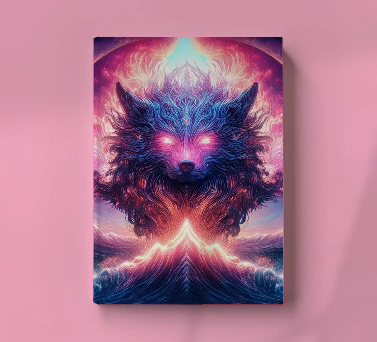 magical wolf notebook by kimmindmuse