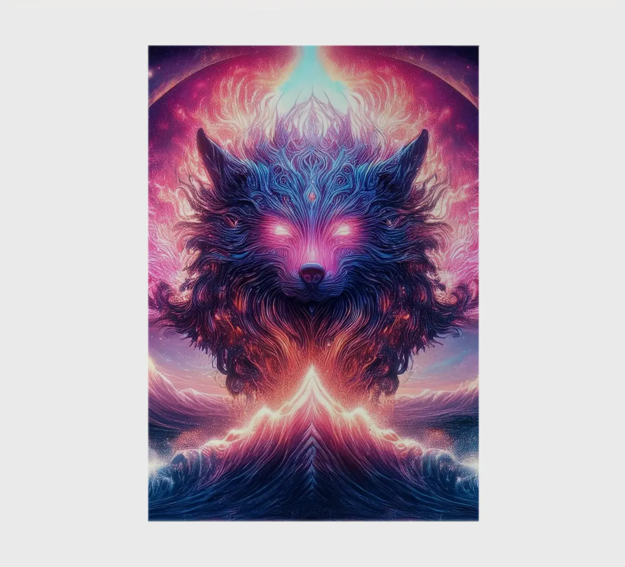 magical wolf notebook by kimmindmuse
