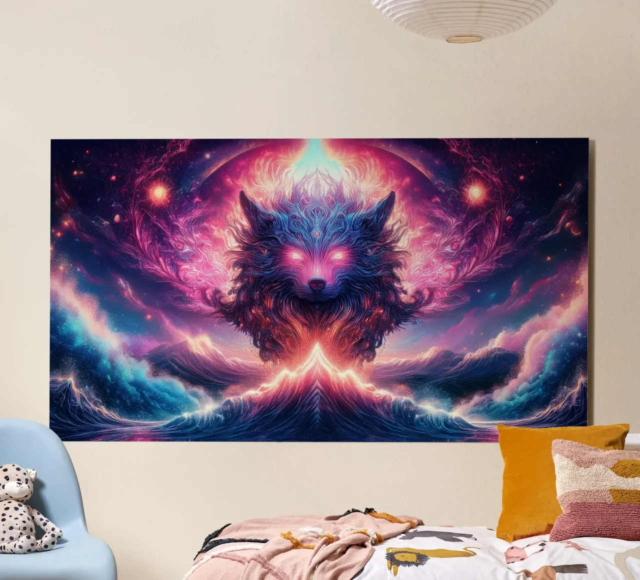 lupo magico alluminio dibond da kimmindmuse