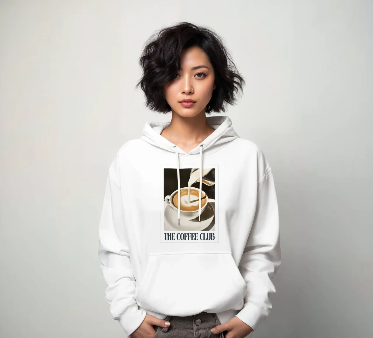 Il Club del caffè felpa con cappuccio da IamHomeStudio