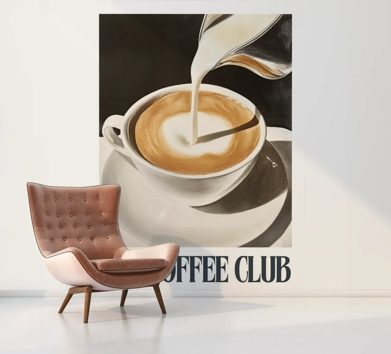 Il Club del caffè carta da parati fotografica da IamHomeStudio