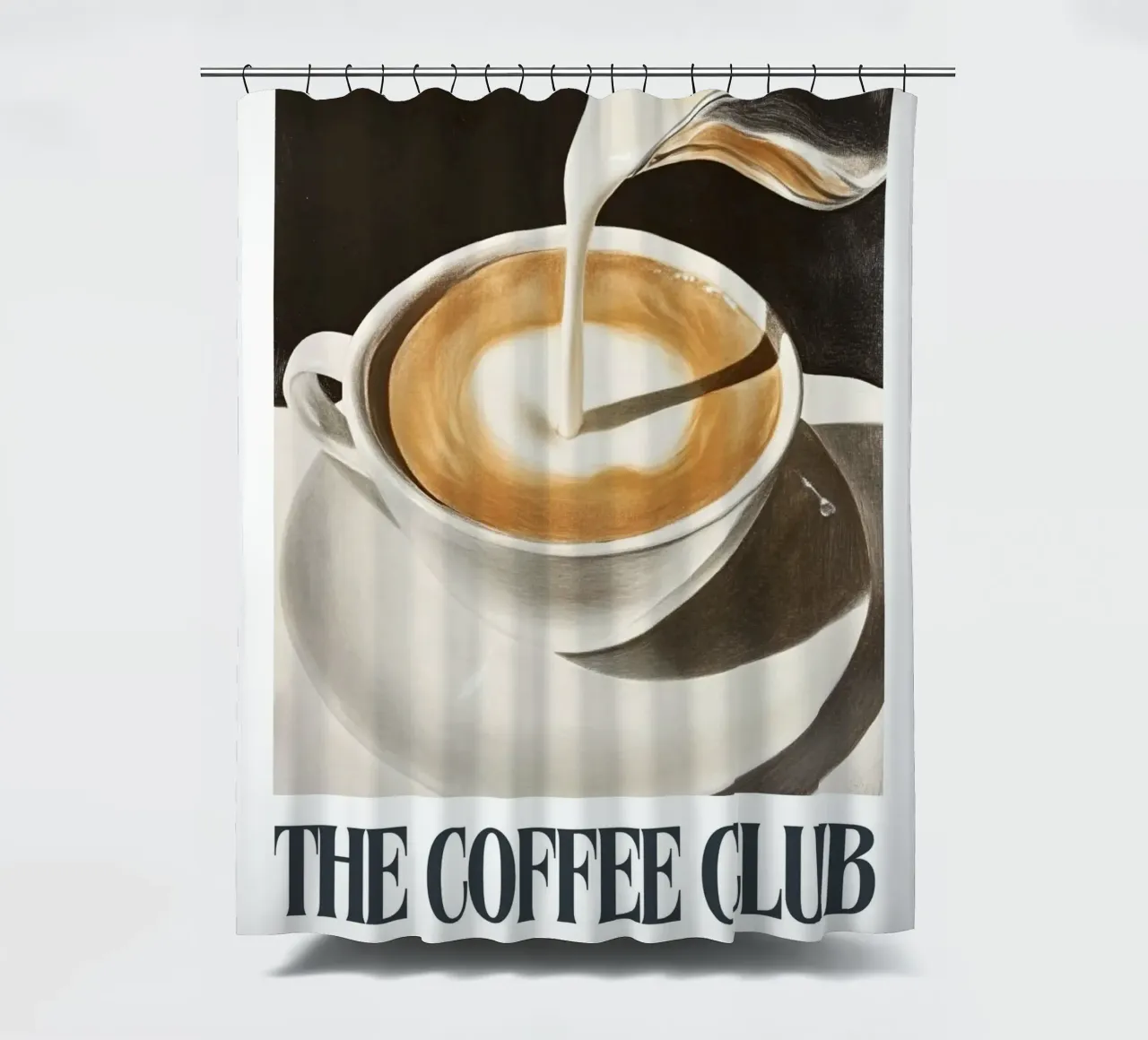 Der Kaffeeklub Duschvorhang von IamHomeStudio