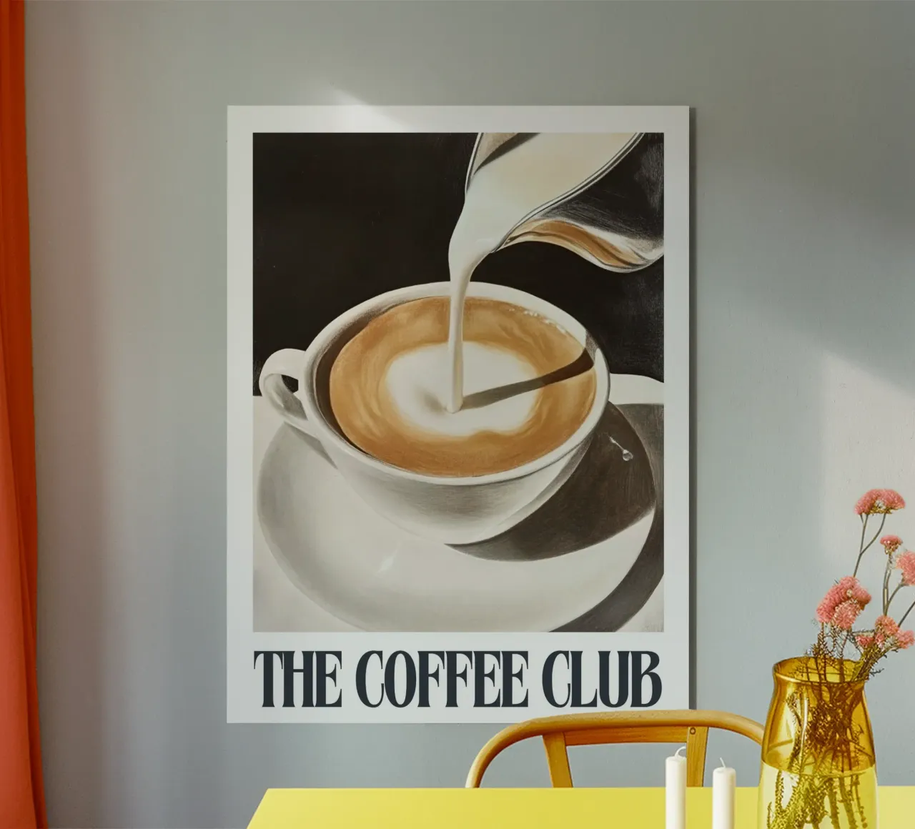 Il Club del caffè alluminio dibond da IamHomeStudio
