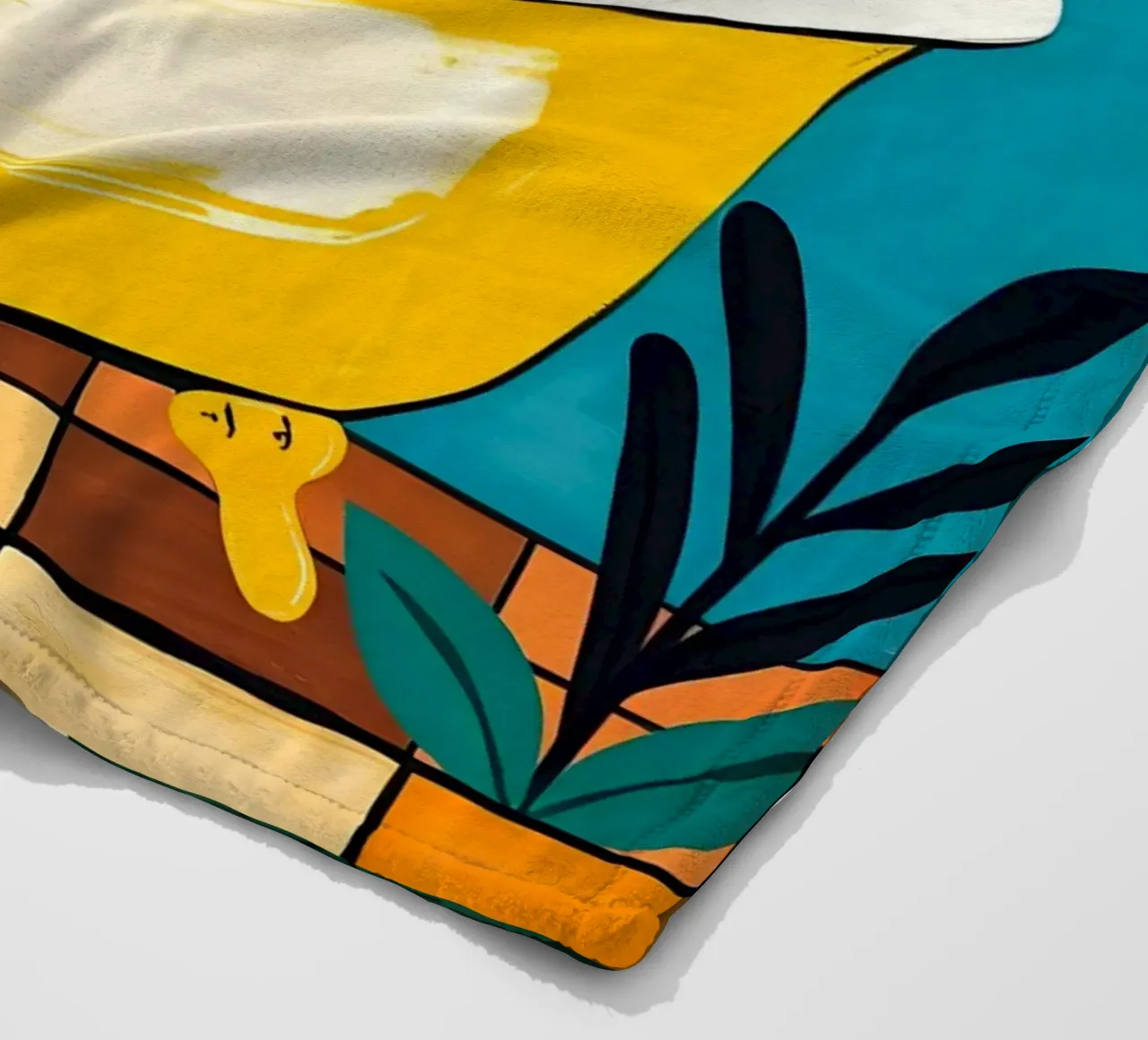 Frida Kahlo nel bagno coperta in pile da ARTOMATIC