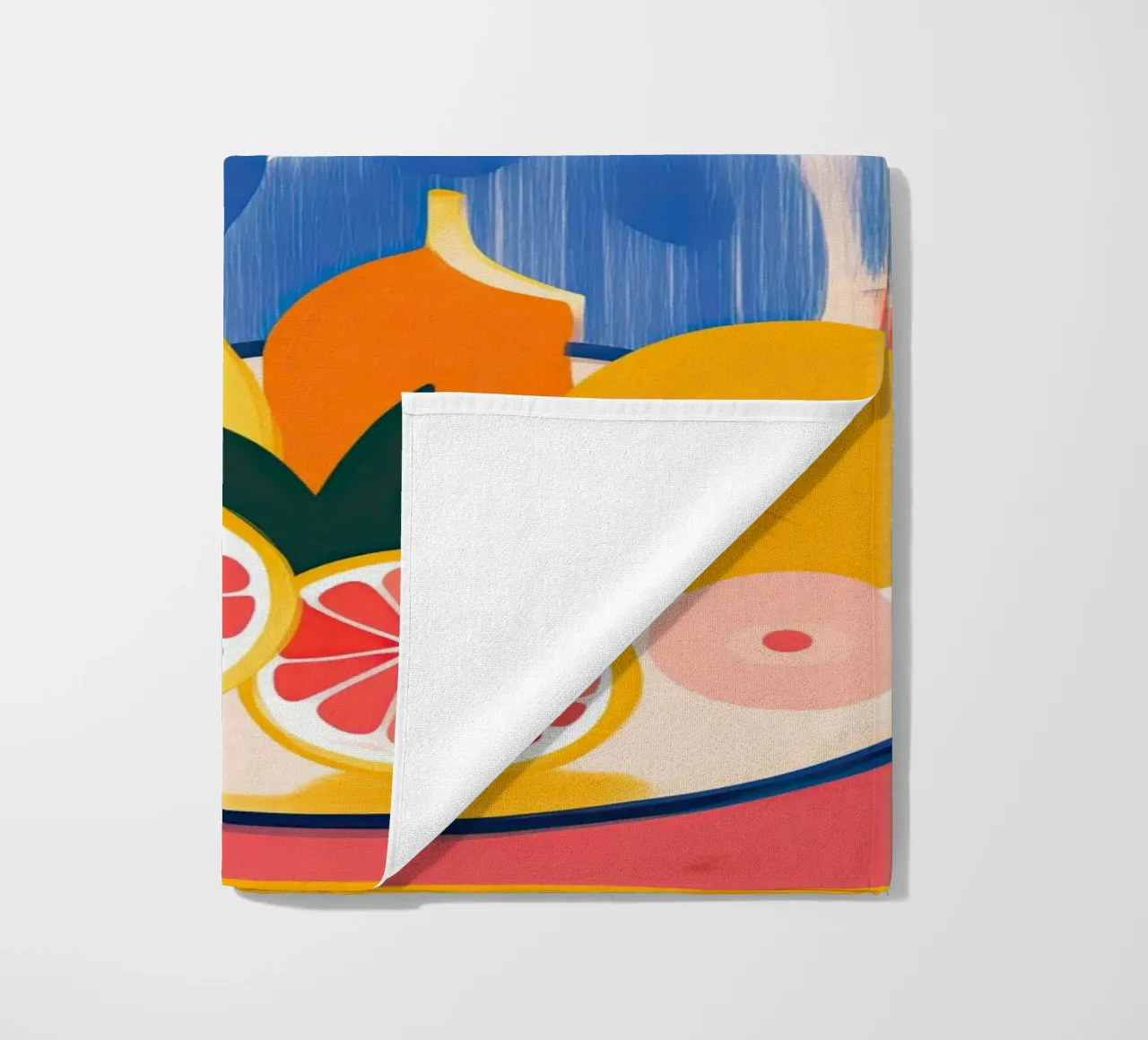 Natura morta con frutta - Stile Matisse telo mare da Autofocus