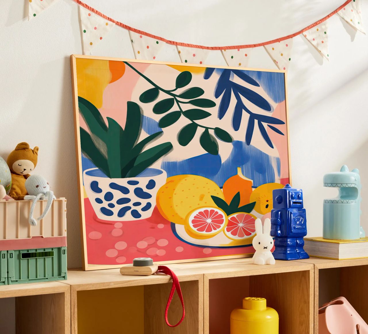 Natura morta con frutta - Stile Matisse poster da Autofocus