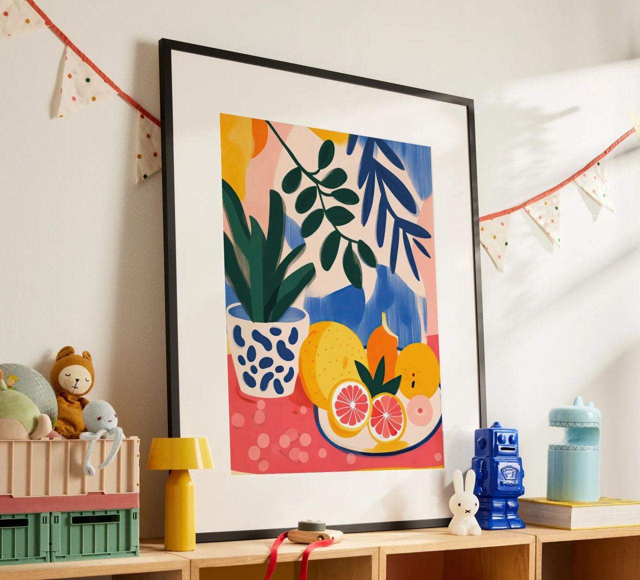 Natura morta con frutta - Stile Matisse poster da Autofocus