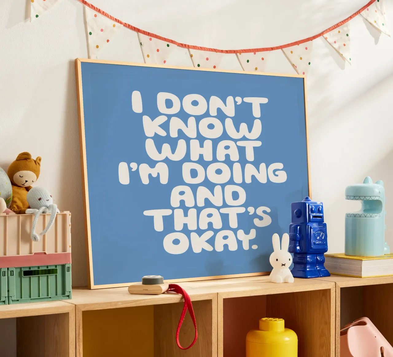 Ich weiß nicht, was ich tue, und das ist in Ordnung Whimsical Design Hahnemühle von THE MOTIVATED TYPE