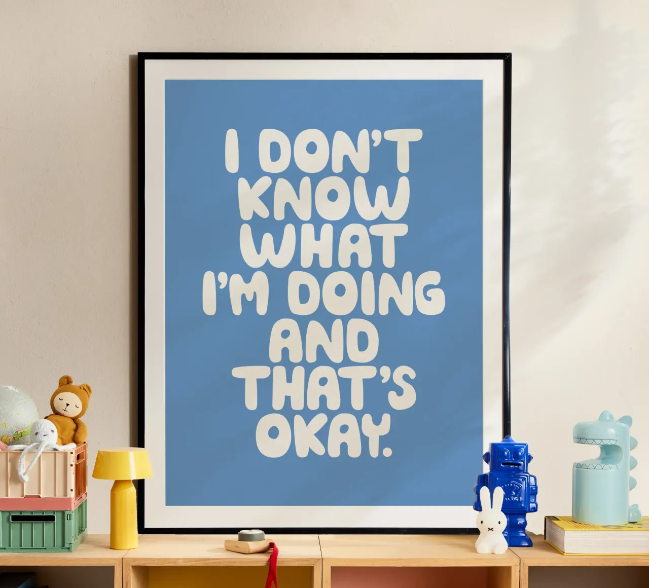 Ich weiß nicht, was ich tue, und das ist in Ordnung Whimsical Design Hahnemühle von THE MOTIVATED TYPE