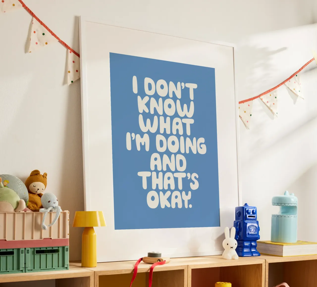 Ich weiß nicht, was ich tue, und das ist in Ordnung Whimsical Design Hahnemühle von THE MOTIVATED TYPE
