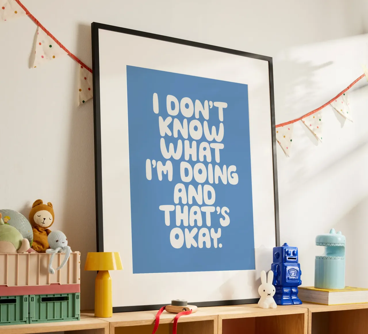 Ich weiß nicht, was ich tue, und das ist in Ordnung Whimsical Design Hahnemühle von THE MOTIVATED TYPE